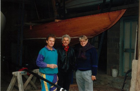 Fondateurs-VSA Les 3 fondateurs des Vieux Safrans d'Annecy : Dominique Graux, Christian Rosset et Jean-Claude Perrier