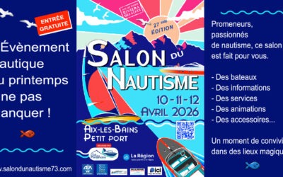 10-11-12 Avril 2026 : Aix les Bains – Salon du nautisme
